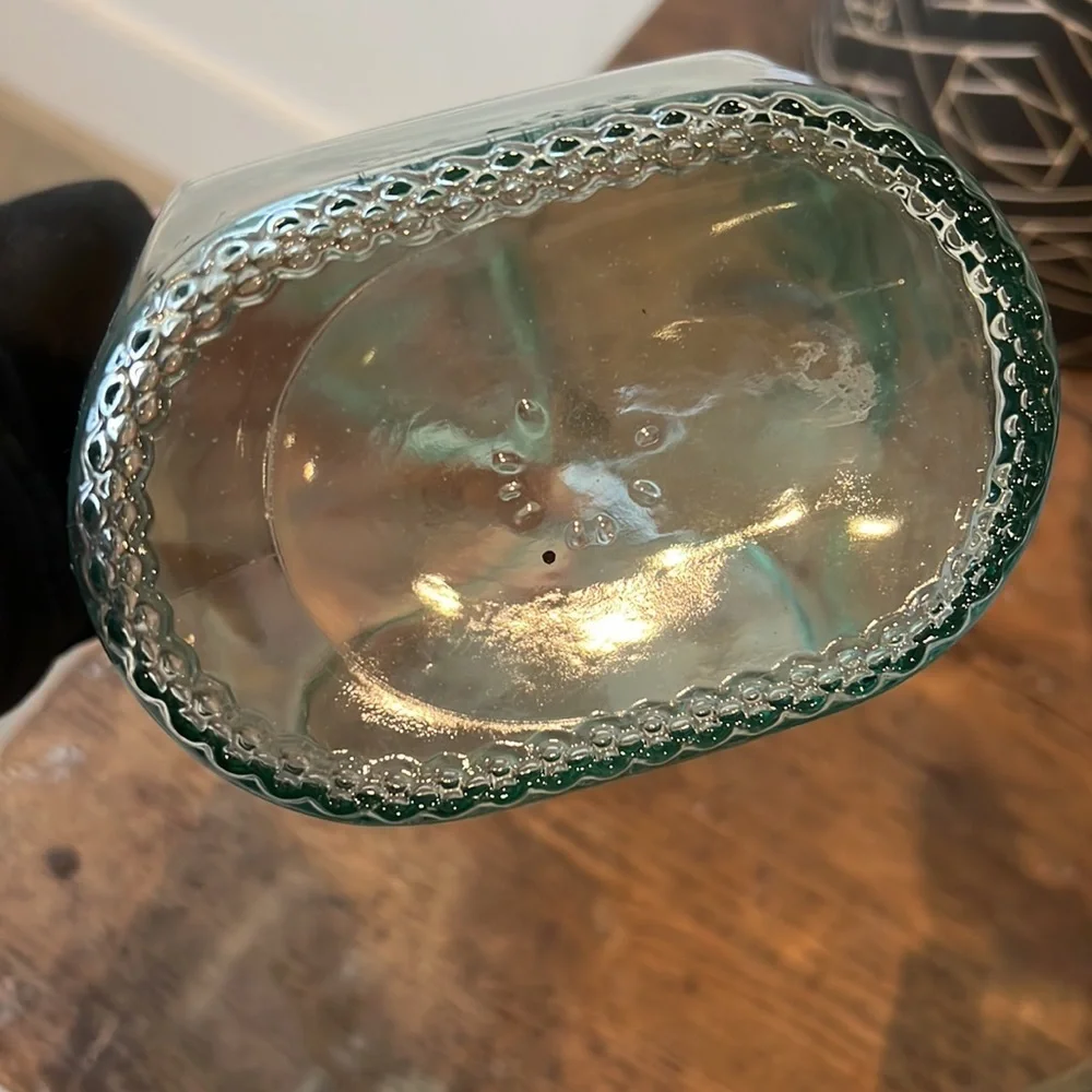 Glass Vase Approx 11”H x 5.5”W